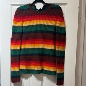 N 21 Colorful Striped Sweater